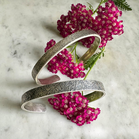 Women’s Simple Silver Cuff Thick