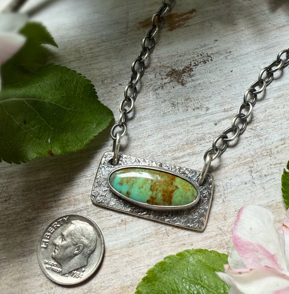 Vertice Necklace with Kingman Turquoise