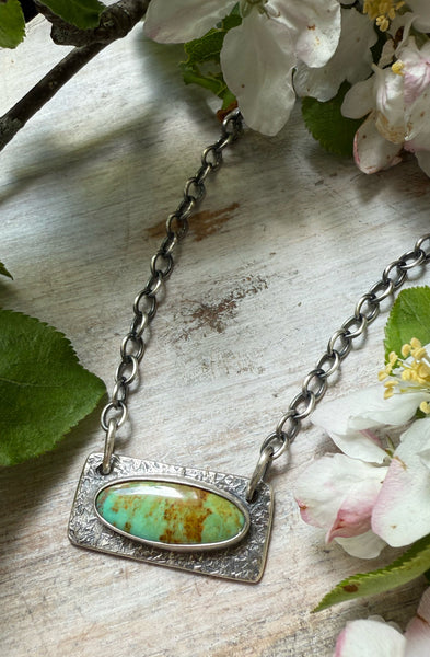 Vertice Necklace with Kingman Turquoise