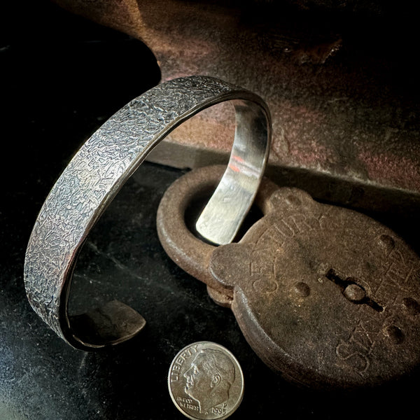 Men’s Chunky Simple Silver Cuff