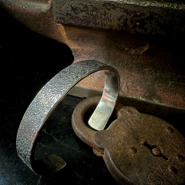 Men’s Chunky Simple Silver Cuff