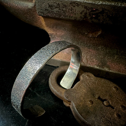 Men’s Chunky Simple Silver Cuff