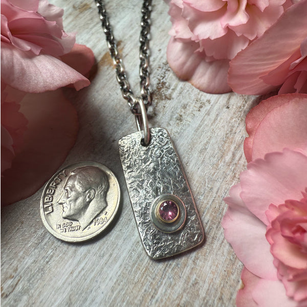 Vertice Pink Tourmaline 18k Setting