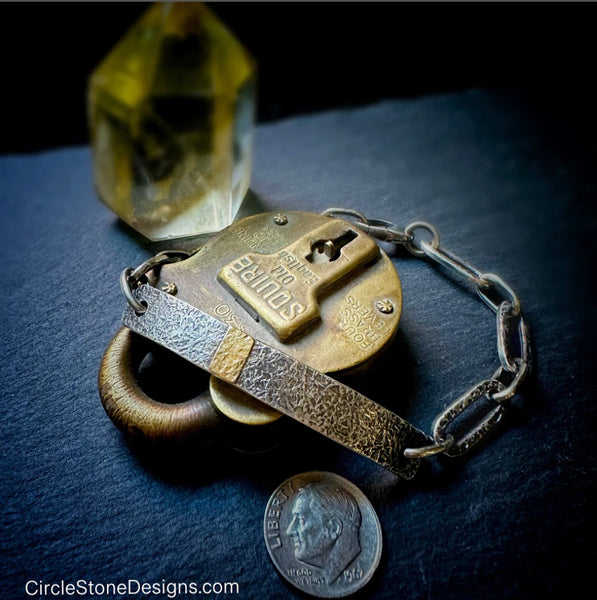 Paperclip ID Style  Silver Chain Bracelet #1