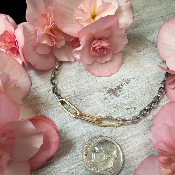 Paperclip Strength Links 18K Gold