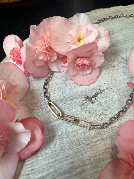 Paperclip Strength Links 18K Gold