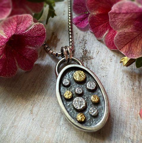 Oblong Rondel Warrior Medallion