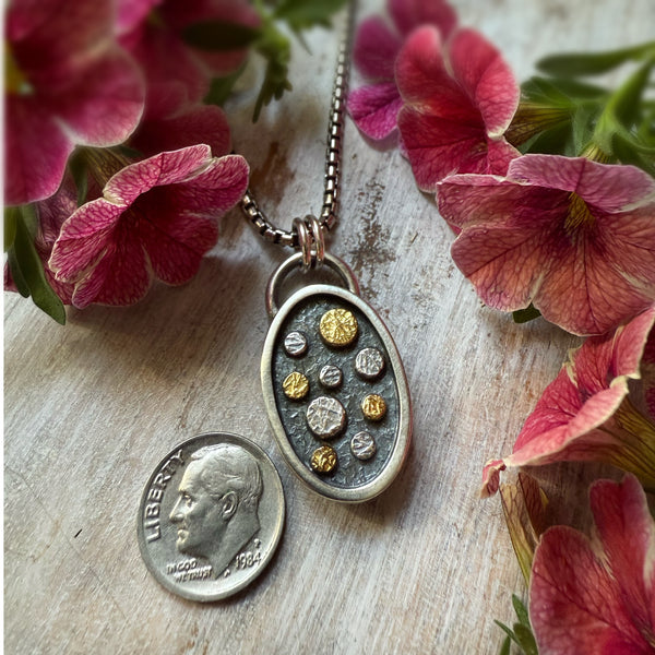 Oblong Rondel Warrior Medallion