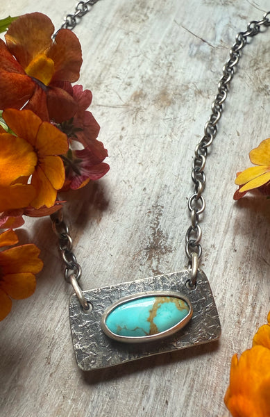 Vertice Necklace with Kingman Turquoise