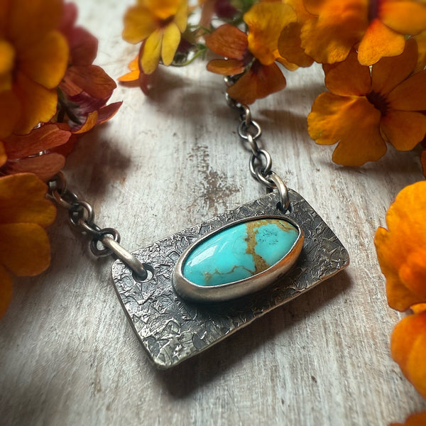 Vertice Necklace with Kingman Turquoise