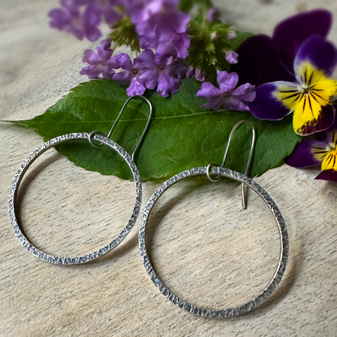 Edgy Simple Ring Earrings