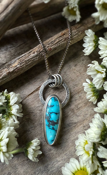 Elemental Cloud Mountain Turquoise Necklace 2.0