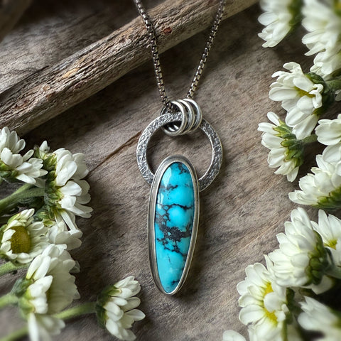 Elemental Cloud Mountain Turquoise Necklace 2.0