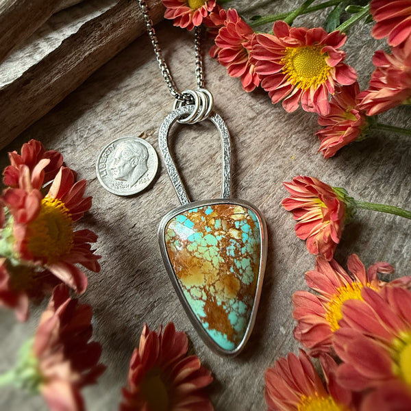 Elemental Soft Triangle Turquoise Necklace