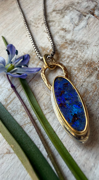 Australian Boulder Opal Talisman Collection Necklace