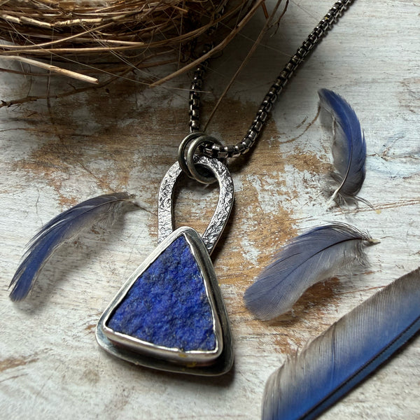 Elemental Natural Surface Lapis Necklace
