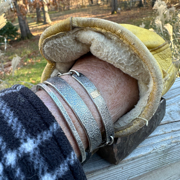 Paperclip ID Style Bracelet w/18k Detail