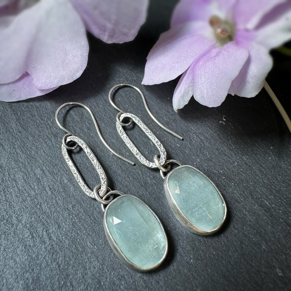 Pietersite  Paperclip Earrings