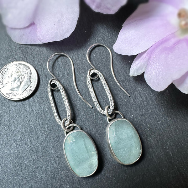 Pietersite  Paperclip Earrings