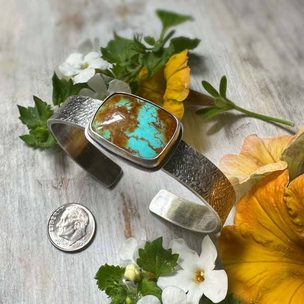 Kingman Turquoise Mediumf Flat Cuff