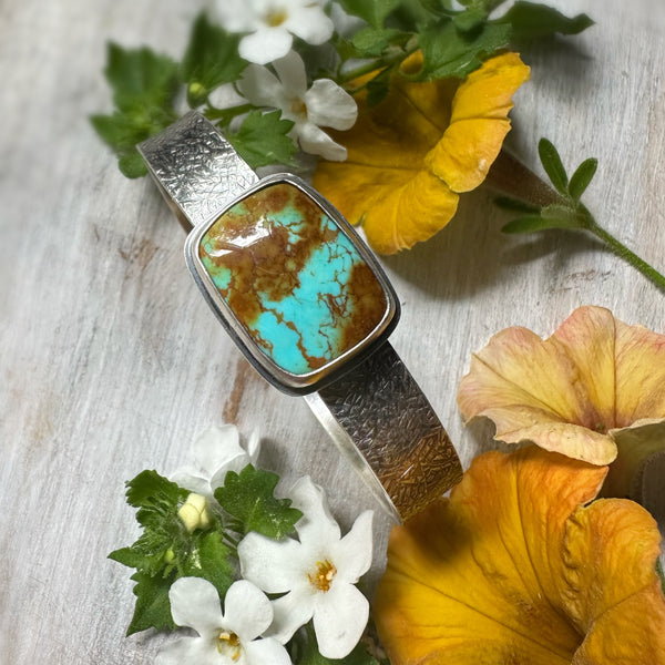 Kingman Turquoise Mediumf Flat Cuff