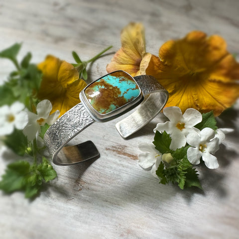 Kingman Turquoise Mediumf Flat Cuff