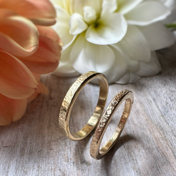 18K YellowGold Thin Stacking Ring