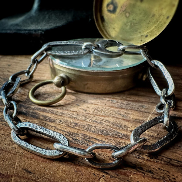 Paperclip Links Bracelet Silver