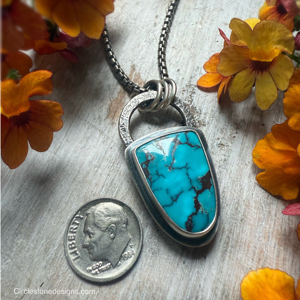 Elemental shield Turquoise Necklace