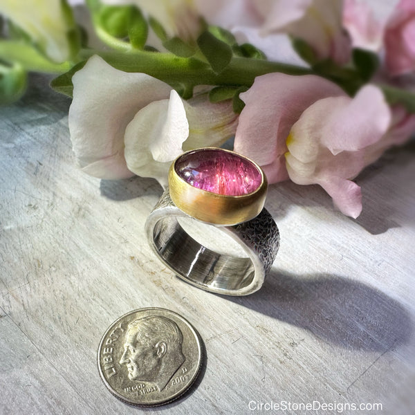 Light Pink Tourmaline Ring