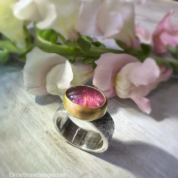 Light Pink Tourmaline Ring