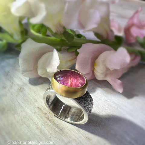 Light Pink Tourmaline Ring