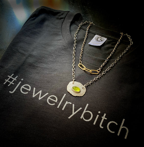 Women's Sculpted Jewelry Bitch T-Shirt